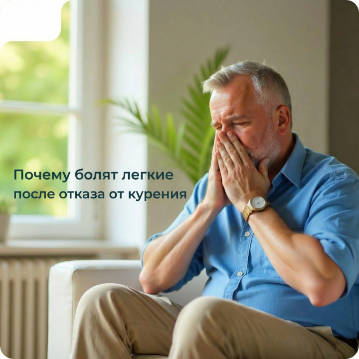Почему болят легкие после отказа от курения