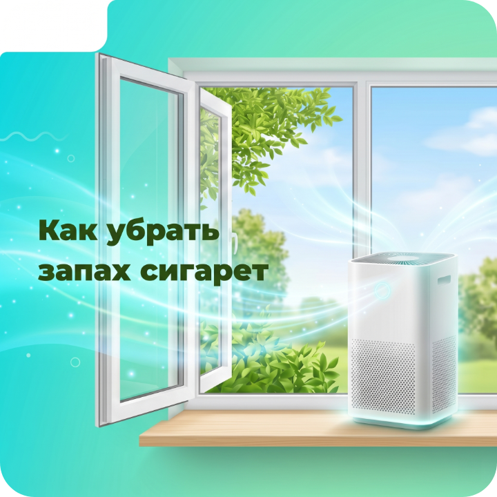 Как убрать запах сигарет?