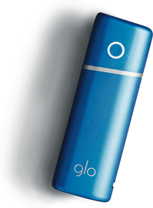 Устройство glo™ nano в голубом исполнении glo™ nano в голубом цвете