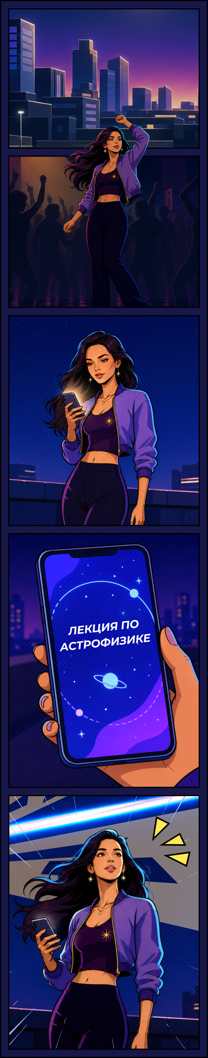 Комикс Glo City – Глава 1 Часть 1