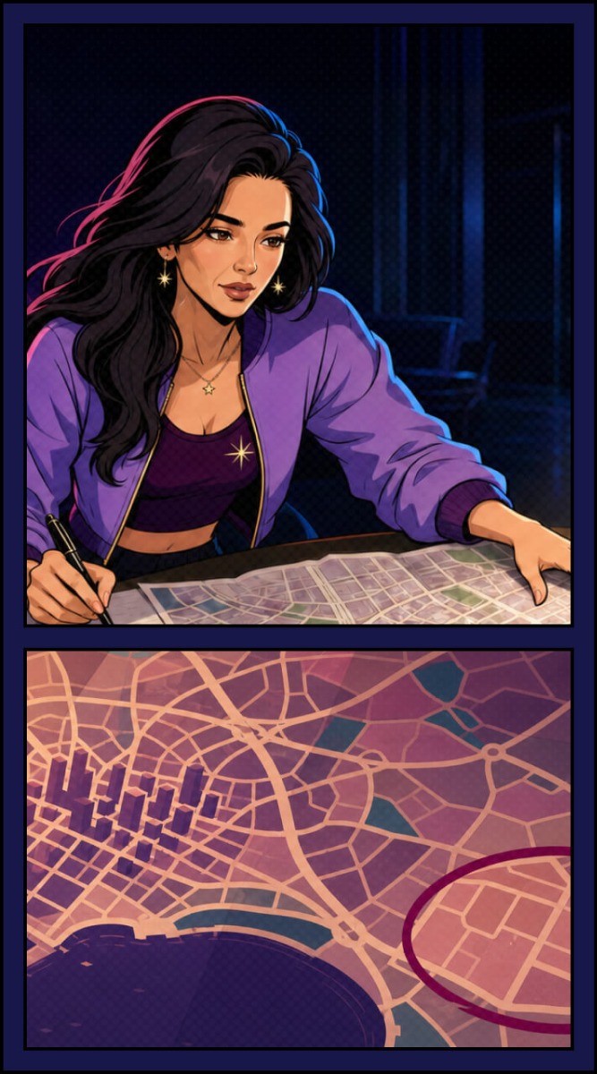 Комикс Glo City – Глава 2 Часть 1