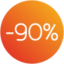 Примерно на 90–95% меньше токсичных веществ