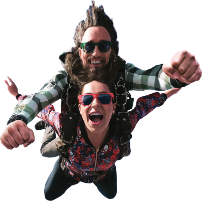 skydivers